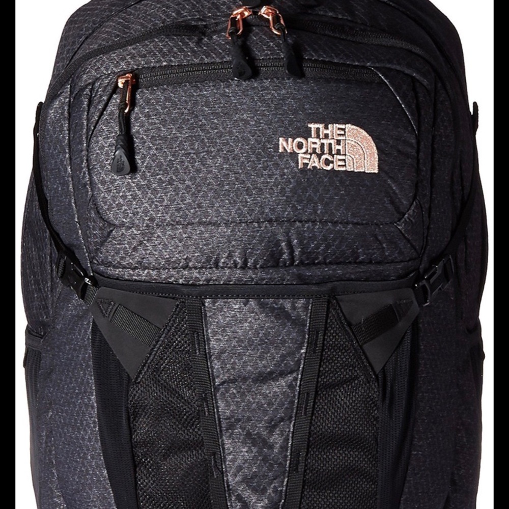 The North face black backpack